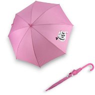 Derby Dětský holový vystřelovací deštník s potiskem růžová - Children's Umbrella