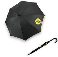 Derby Dětský holový vystřelovací deštník s potiskem černá - Children's Umbrella