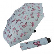 Derby Hit Mini Butterfly - dámský/dětský skládací deštník, modrá modrá - Children's Umbrella