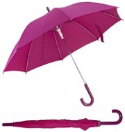 Derby Dětský holový vystřelovací deštník, růžová, plná barva růžová - Children's Umbrella