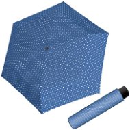 Derby Micro Alu Dots - dámský/dětský skládací deštník, modrá, puntík modrá - Children's Umbrella