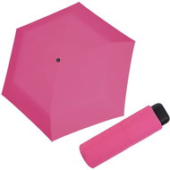 Derby Micro Slim - women's/children's folding umbrella, pink, solid colour pink - Children's Umbrella