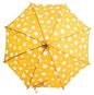 Derby Maxi Dots - dětský holový vystřelovací deštník, žlutá, puntík žlutá - Children's Umbrella