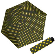 Doppler Fiber Fun Powerfull - women's/children's folding umbrella, yellow, polka dot yellow - Children's Umbrella