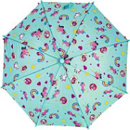 Doppler Kids Maxi Girls - dětský holový deštník, vícebarevný vícebarevný - Dětský deštník