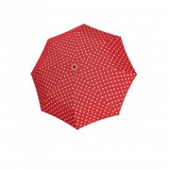 Doppler Kids Maxi Dots - dětský holový deštník, červená, plná barva červená - Children's Umbrella