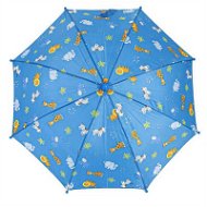Doppler Kids Maxi Boys - dětský holový deštník, modrá, geometrický / abstraktní modrá - Children's Umbrella