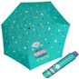 Doppler Kids Mini HAPPY CLOUD - dětský skládací deštník zelená - Children's Umbrella