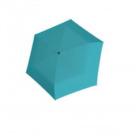 Doppler Fiber Havanna Uni - Women's/Children's folding umbrella, blue, solid blue - Children's Umbrella