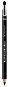 DERMACOL Dřevěná kajalová tužka na oči s aplikátorem - černá 1,6 g - Ceruzka na oči