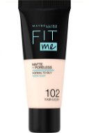 MAYBELLINE NEW YORK Fit Me! Matte & Poreless Foundation 102 Fair Ivory 30ml - Make-up