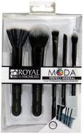 Moda® Perfect Mineral Black Brush Kit 6 ks - Sada štetcov na líčenie