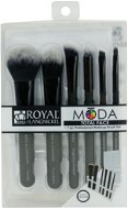 Moda® Total Face Black Brush Kit 7 ks - Sada štetcov na líčenie
