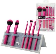 Moda® Total Face Pink Brush Kit 7 ks - Sada štetcov na líčenie