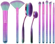 ROYAL & LANGNICKEL MODA® Prismatic Deluxe Gift Kit 9 Pc - Make-up Brush Set