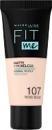 MAYBELLINE NEW YORK Fit Me! Matte & Poreless Foundation 107 Rose Beige, 30ml - Make-up
