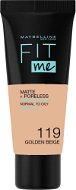 MAYBELLINE NEW YORK Fit Me! Matte & Poreless Foundation 119 Golden Beige, 30ml - Make-up