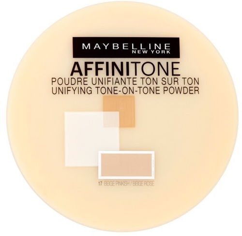 MAYBELLINE NEW YORK Affinitone powder 17 Rose Beige - Pudr - Hlavní obrázek