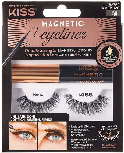 KISS Magnetic Eyeliner Kit - 02 - Nalepovací řasy - Hlavní obrázek