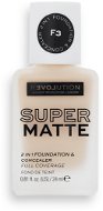 REVOLUTION RELOVE Supermatte Foundation F3 24 ml - Make-up