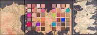 REVOLUTION X Game of Thrones Westeros Map Palette - Paletka očných tieňov