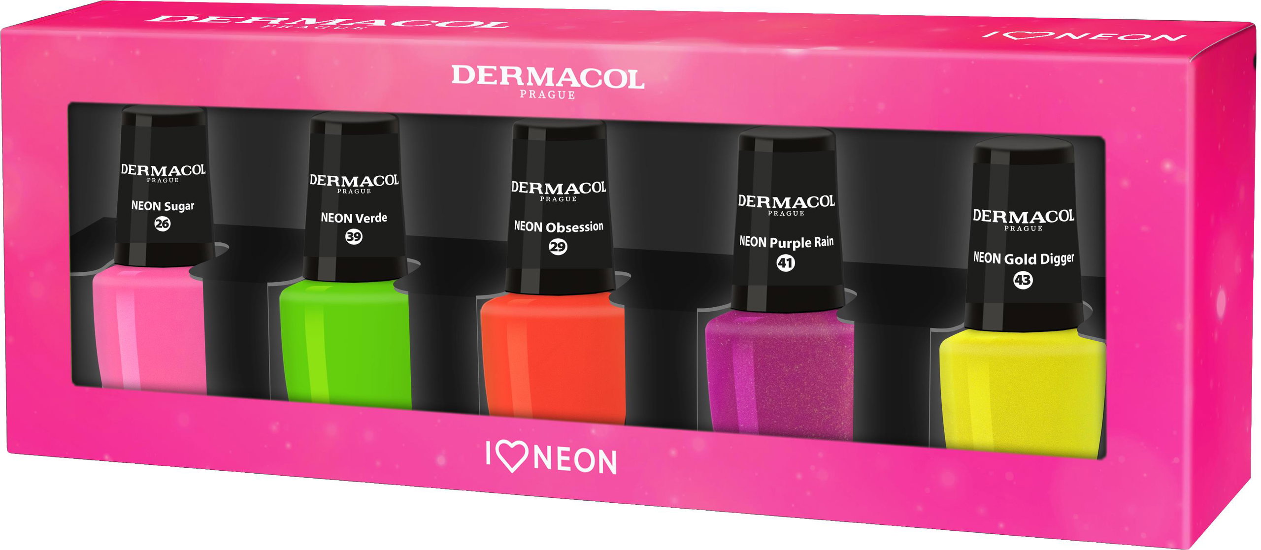 DERMACOL Neon készlet 5x 5ml