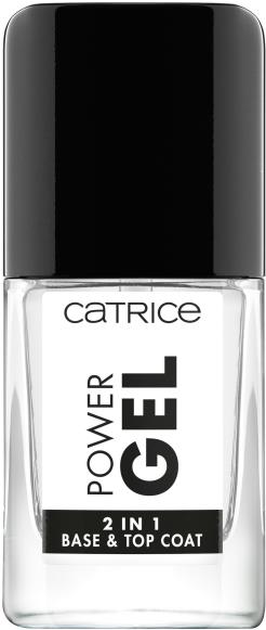CATRICE Power Gel 2in1 Alapozó és fedőlakk, 10,5 ml