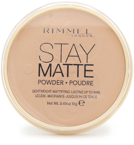 RIMMEL LONDON Stay Matte Powder 010 Warm Honey 14 g - Pudr - Hlavní obrázek