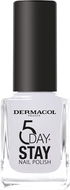 DERMACOL 5 Days Stay č. 59 Mermaid White 11 ml - Lak na nehty