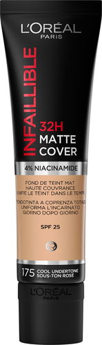 L'ORÉAL PARIS Infaillible 32H Matte Cover 175 Sable Matt, 30 ml - Alapozó - Fő fotó