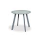 Designlink alacsony dohányzóasztal, antracit színű - Kerti asztal