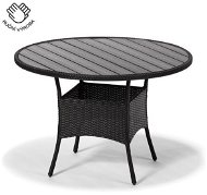 Designlink NEAPOL čierny - Záhradný stôl