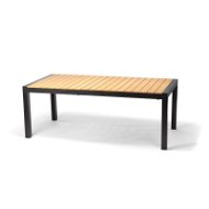Designlink GRANDE PASTO XXL természetes színű, összehajtható - Kerti asztal