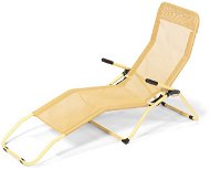 Beach chair SIMPLE cappuccino - Garden Lounger