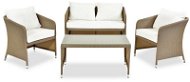 Sofa set MIAMI white - Garden Furniture