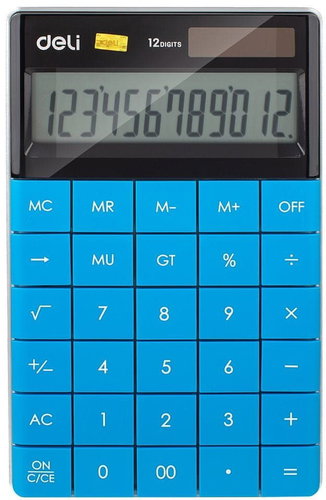 Deli E1589 Blue - Calculator - Main image