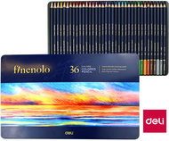 DELI FINENOLO in metal case, 36 colours - Coloured Pencils