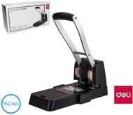 DELI large capacity all-metal, 150 sheets, black - Paper Punch