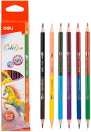 DELI ColoRun trojhranné 2v1 12 barev  - Coloured Pencils