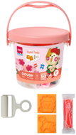 DELI měkká s vůní, růžový kyblík s příslušenstvím, 12 barev - Modelling Clay