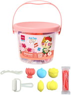 DELI měkká s vůní, růžový kyblík s příslušenstvím, 24 barev - Modelling Clay