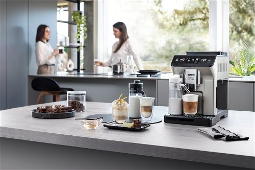  De'Longhi ECAM45055S Eletta Explore Fully Automatic Coffee  Machine with LatteCrema Sytem,Touch Screen, Hot and Cold Foam Technology,  large: Home & Kitchen