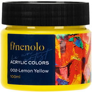 DELI FINENOLO citrus yellow, 100 ml - Acrylic Paints for Canvas