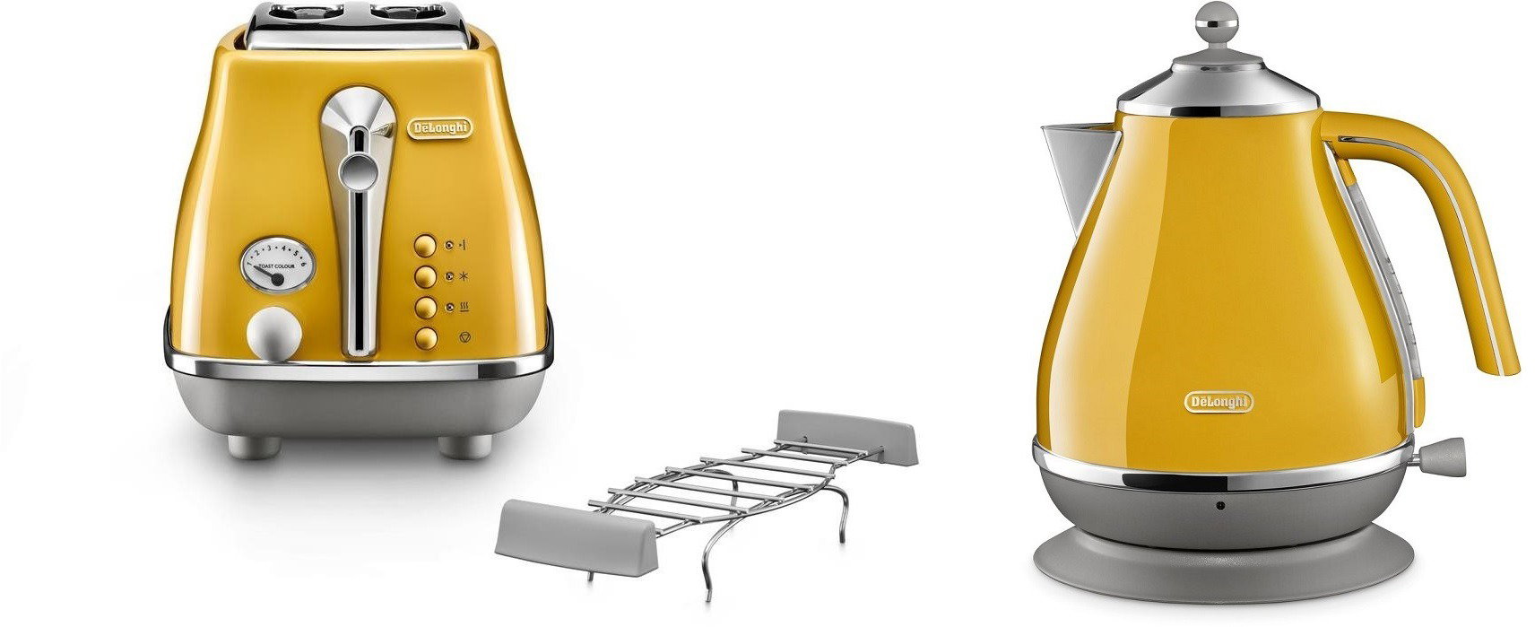 De'Longhi Icona Capitals Breakfast Collection - Sárga (KBOC2001. Y & CTOC2103. Y)