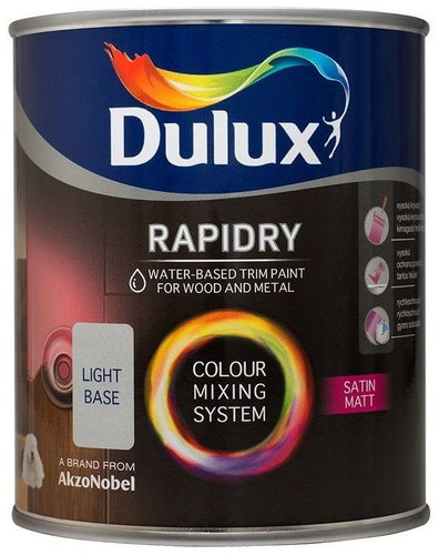 Dulux Rapidry Satin Matt 0.7L RAL 8016 Mahogany brown - All-Purpose Paint - Main image