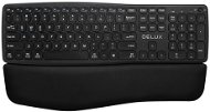 DELUX GM908CV Wireless Ergonomic Keyboard - dunkelgrau - US - Tastatur