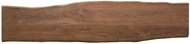 Delife Deska lavice Live Edge nepravidelná hrana 255 x 40 × 5 cm, hnědá akácie - Table Top
