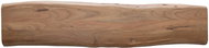 Delife Deska lavice Live Edge nepravidelná hrana 255 × 40 × 5 cm, přírodní akácie - Table Top
