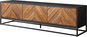 TV stolek Delife TV stolek Famke 145 cm, mango teak 3 dvířka - TV stolek