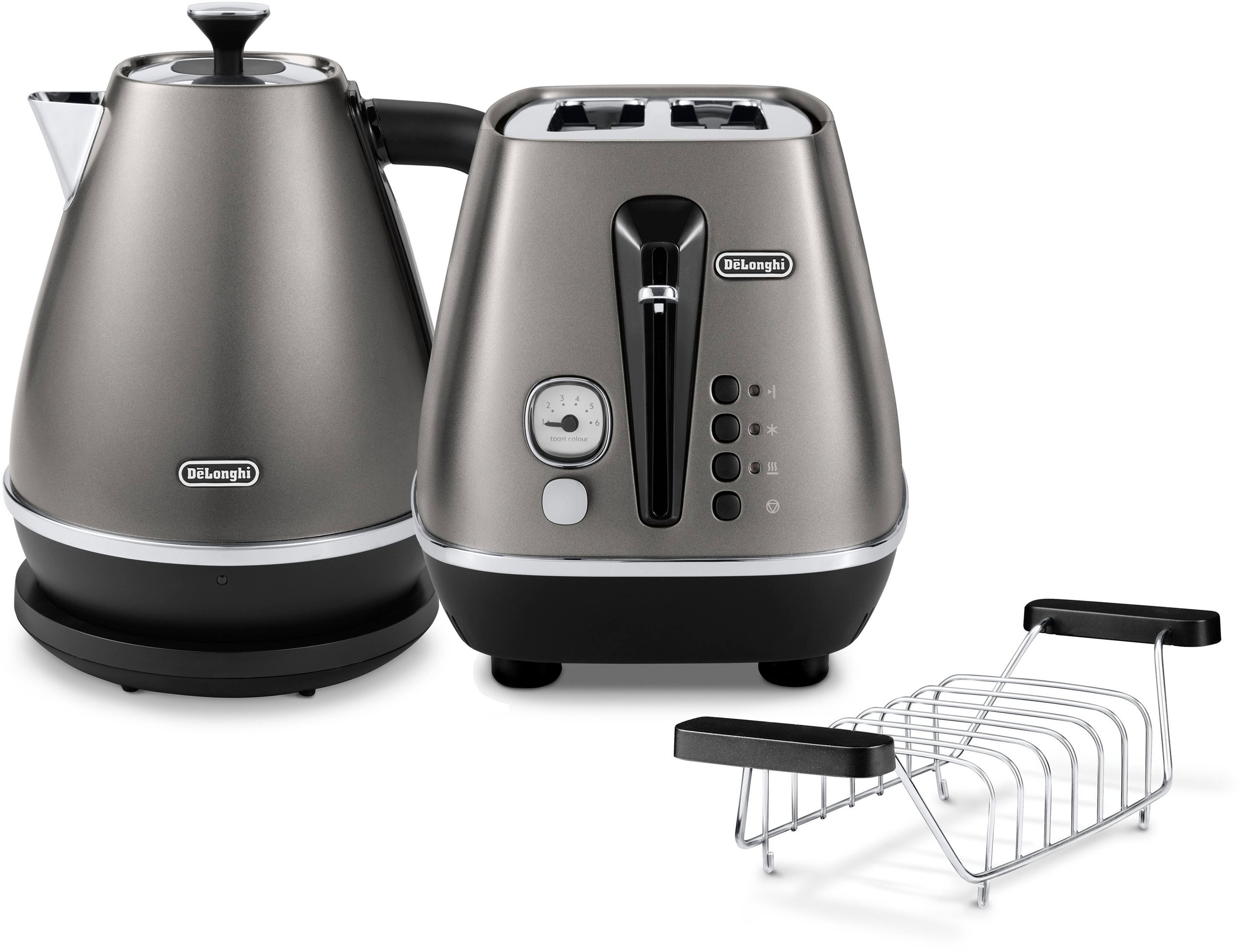 De'Longhi Distinta Titanium Breakfast Collection (KBIN2001. TB & CTIN2103. TB)